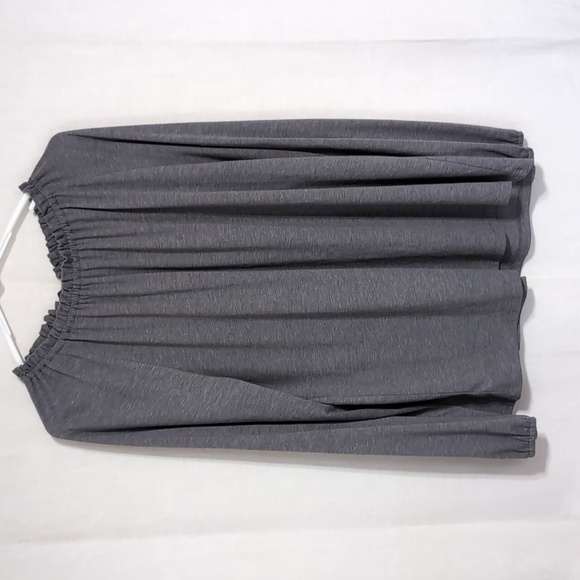 Loft Grey Tie-Neck Long Sleeve Blouse Size Large - Picture 1 of 5